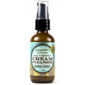 Glass Pump Bottle Soaptopia Cream Cleanser with Pump
